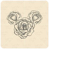 minniee mouse with roses svg, magical and fabulous svg, trip svg, customize gift svg, vinyl cut file, pdf, jpg, png prin