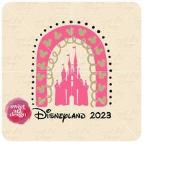 colorful disneyland 2023 svg, magical castle png, magic kingdom svg, family vacation, customize gift svg, vinyl cut file