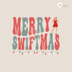 merry swiftmas christmas lights svg cutting digital file