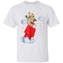 peanuts snoopy holiday flying ace t-shirt