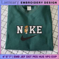 nike x nala and simba, brand embroidered sweatshirt, inspired brand embroidered sweatshirt, brand embroidered hoodie, inspired brand embroidered crewneck, brand embroidered gift