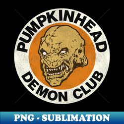 pumpkinhead demon club - vintage sublimation png download - capture imagination with every detail