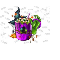 halloween coffee cup with hands png,halloween coffe drinks png,halloween withc hat png,halloween drinks png,halloween wi