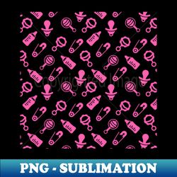 baby shower - png transparent digital download file for sublimation - fashionable and fearless