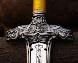 pure handmade sword | unique gift | home decoration | custom engraved sword| kings sword | personalized gift | gifts for