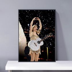 taylor swift music singer poster taylor swift poster pvc package waterproof canvas wall art gift home poster, halloween