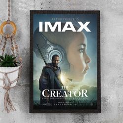 the creator 2023 john david washington official theatrical movie poster - waterproof canvas - poster gift - size a4 a3 a