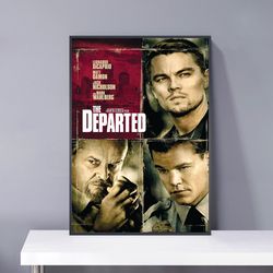 the departed poster pvc package waterproof canvas wall art gift home poster, halloween gift.jpg