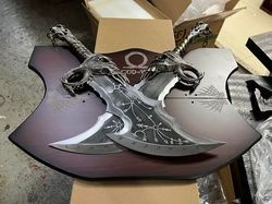 god of war sword kratos sword chaos blade swords 1:1 cosplay prop blades of chaos metal swords 21inch halloween cosplay