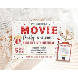 movie birthday invitation cinema birthday invitation pop on over birthday invitation movie ticket invitation text messag