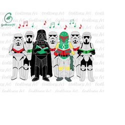 singing in a choir christmas svg, xmas svg, holiday season svg, christmas character, svg png files for cricut sublimatio