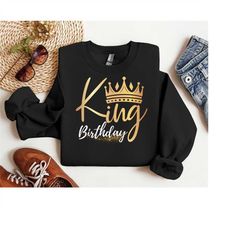 Birthday King, Matching Squad Hoodie, Wife of the Birthday King, Birthday Hoodie, Birthday Party Hoodie, Family Hoodie