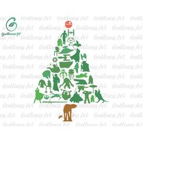 christmas tree svg png, christmas character, christmas squad svg, xmas svg, holiday season svg