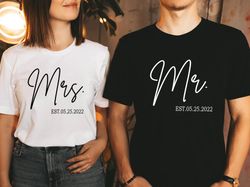 mr and mrs shirt png, mr and mrs, just married shirt png, honeymoon shirt png, wedding shirt png, wife and hubs shirt pn