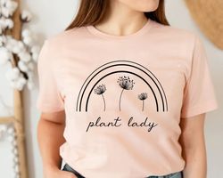 plant lady t-shirt png, wildflower tshirt png, women's t-shirt png, plant lover shirt png, mother's day gift, plant shir