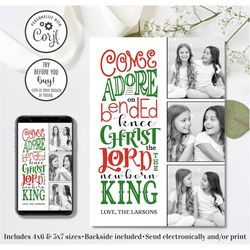 editable christmas card, family christmas card, holiday card, 4x6 & 5x7