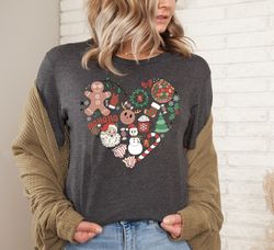 retro christmas sweatshirt png, christmas ornaments tee, love christmas t-shirt png, pink christmas tee, rudolph christm