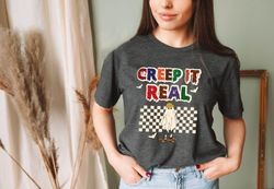 retro halloween shirt png, creep it real shirt png, vintage ghost halloween shirt png, witch shirt png, retro fall shirt