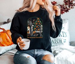 tis the season to be creepy sweatshirt png, black halloween sweatshirt png, funny halloween shirt png, dead inside hallo