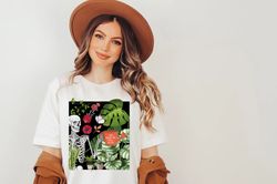 skeleton plant lover shirt png, you make me feel alive shirt png, plant gift, plant lover gift, plant mom gift tee, gift