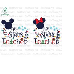 bundle all stars teacher png svg, xmas svg, christmas squad svg, christmas friends svg, holiday season svg