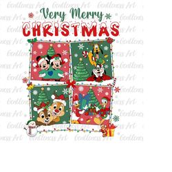 very merry christmas png, xmas mouse and friends, christmas squad png, christmas friends png, holiday season png