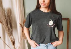 stay spooky t-shirt png, minimal halloween t-shirt png, ghost graphic t-shirt png, halloween  t-shirt png, vintage ghost