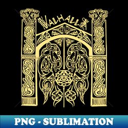 gates of valhalla - png transparent sublimation design - perfect for sublimation art