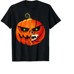 basketball pumpkin face halloween day png