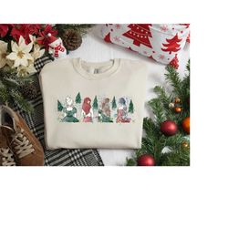 christmas princess sweatshirt, all princess watercolor sweater, christmas woman sweatshirt, christmas gifts, ugly christ