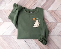 spooky season sweatshirt png, crewneck sweatshirt png, pumpkin fall, cute and scary, autumn shirt png, spooky sweatshirt