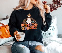 stay spooky sweatshirt png, halloween sweatshirt png,  spooky season shirt png, ghost halloween, halloween gift hoodie,