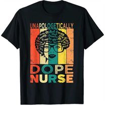 unapologetically dope nurse vintage black history month png