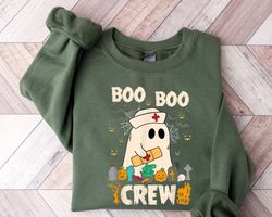 boo crew sweatshirt png, boo sweatshirt png, halloween sweatshirt png, halloween nurse sweatshirt png, funny halloween h