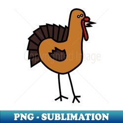 Turkey Time Thanksgiving Animals - High-Resolution PNG Sublimation File - Capture Imagination with Every Detail