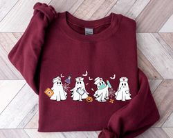 ghost nurse sweatshirt png, halloween sweatshirt png, halloween nurse sweatshirt png, funny halloween hoodie, cute nurse