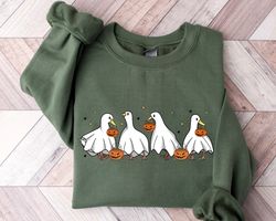 halloween ghost ducks sweatshirt png, halloween sweatshirt png, halloween ghost ducks hoodie, ghost ducks shirt png, 202