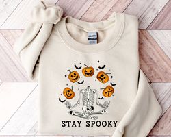 spooky sweatshirt png, stay spooky sweatshirt png, skeleton sweatshirt png, halloween sweatshirt png, womens halloween s
