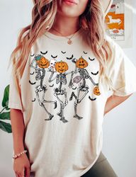 comfort colors vintage skeleton drink coffee shirt png, retro skeleton shirt png, disney mickey ear skull shirt png, hal