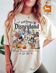 comfort colors disney mickey cosplay halloween shirt png, disney halloween shirt png, halloween pumpkin shirt png, disne