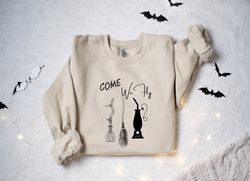 come we fly sweatshirt png, halloween shirt png, halloween sweatshirt png, halloween gift, halloween tshirt png, hallowe