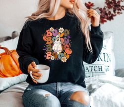 boo ghost halloween sweatshirt png, ghost sweatshirt png, halloween gift sweatshirt png, cute ghost halloween sweatshirt