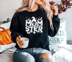 momster sweatshirt png, halloween mom sweatshirt png, funny halloween shirt png, pumpkin shirt png, women halloween shir