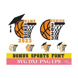 senior 2023 basketball svg, basketball mom shirt svg png, basketball grad 2023 svg, basketball hoop split svg, senior basketball shirt svg