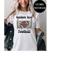 personalized sports fan tshirt foot ball tee touch down shirt volleyball foot ball basket ball tennis fan gifts team mas