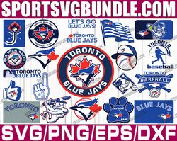 bundle 21 files toronto blue jays baseball team svg, toronto blue jays svg, mlb team  svg, mlb svg, png, dxf, eps, jpg