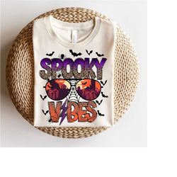 spooky vibes png, halloween leopard, halloween png file, halloween sublimation, halloween png front and back design, dig