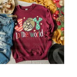 christmas png sublimation design joy to the world png for shirt advent nativity jesus apparel christian faith sweater sw
