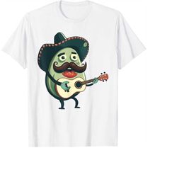 mexican avocado cinco de mayo dad guitarist party png