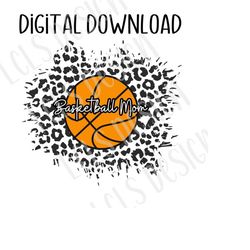 basketball mom digital file basketball season game day attire print tailgating graphic aau print gift for basketball fan